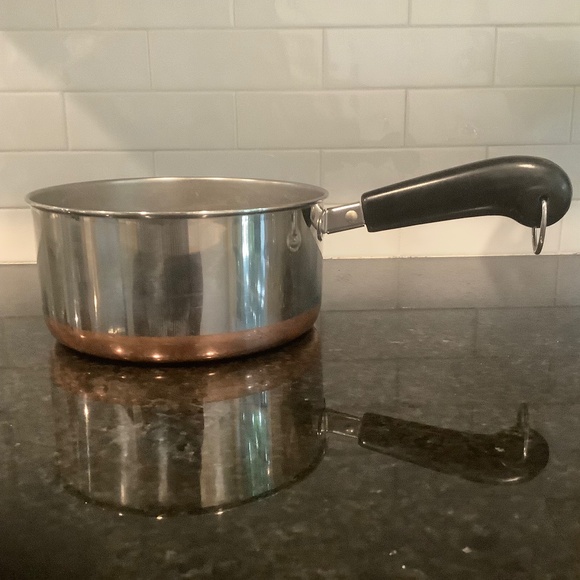1801 Copper Clad 2 Qt. Sauce Pan Pot USA Clinton Ill - Picture 1 of 7